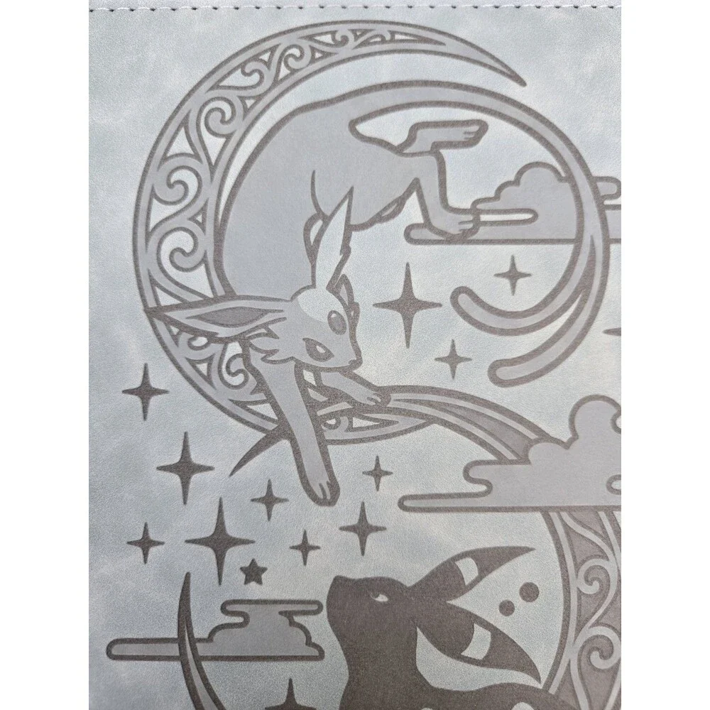 Pokemon Umbreon & Espeon 2x2 Gray Top Loader Binder 112 Cards
